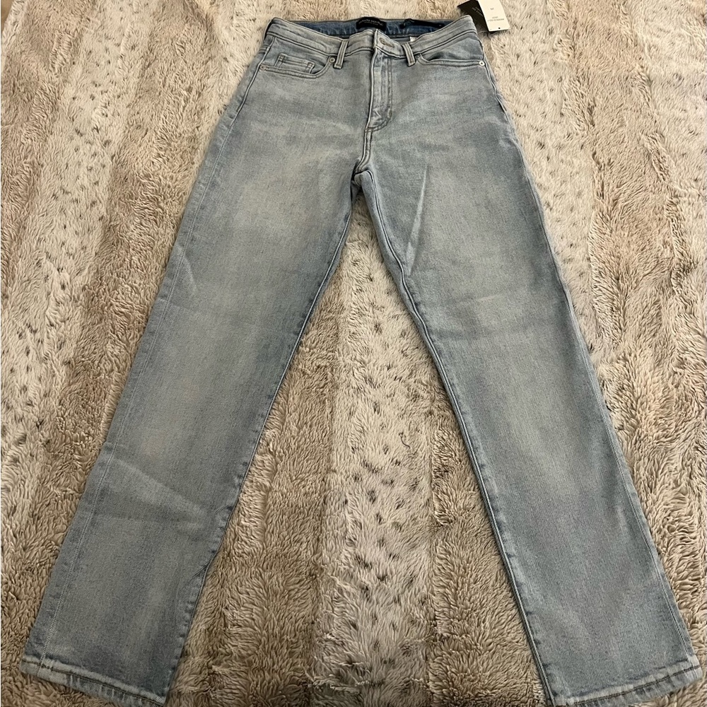 Banana Republic High-Rise Straight Jeans - Light Wash